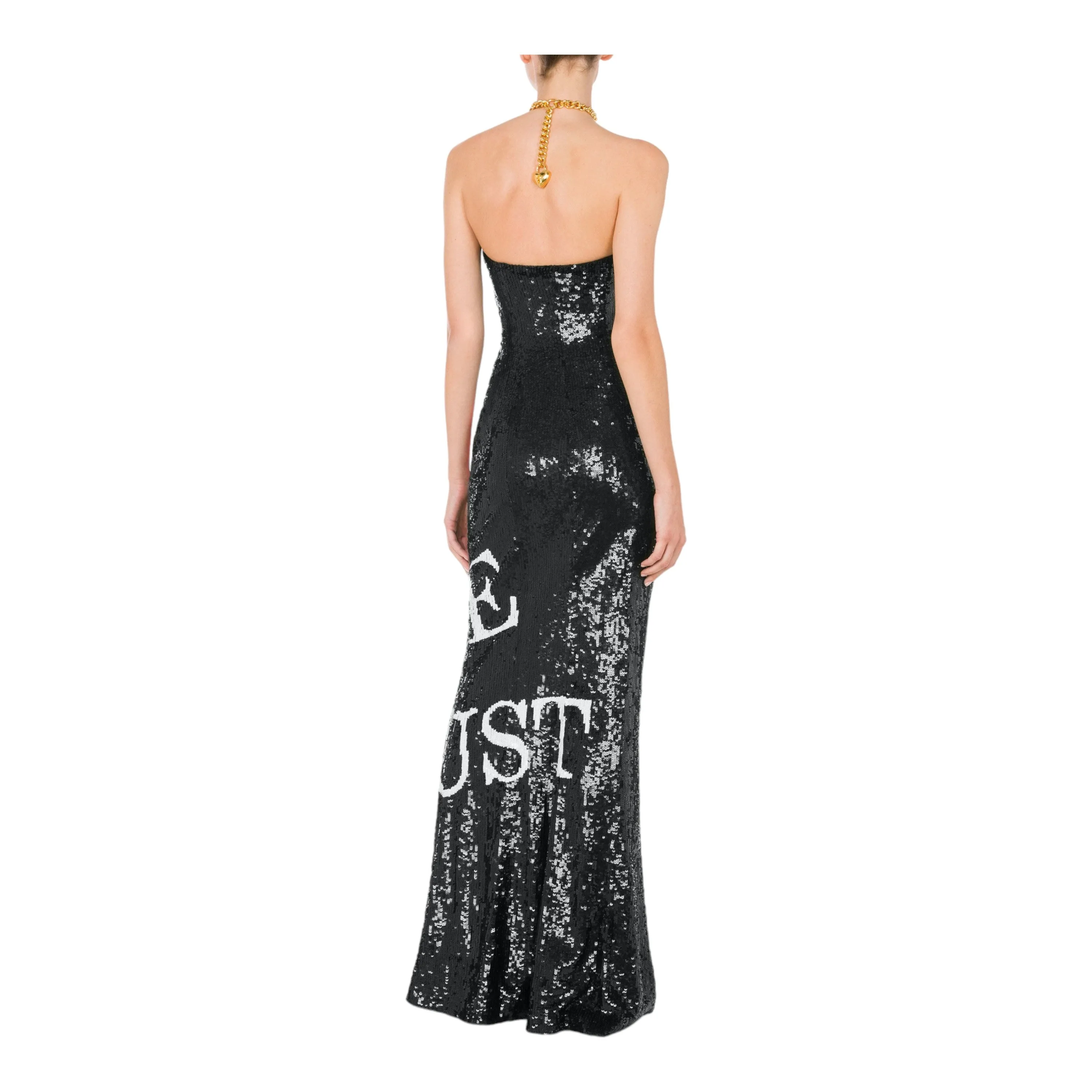 In Love We Trust Long Sequin Dress