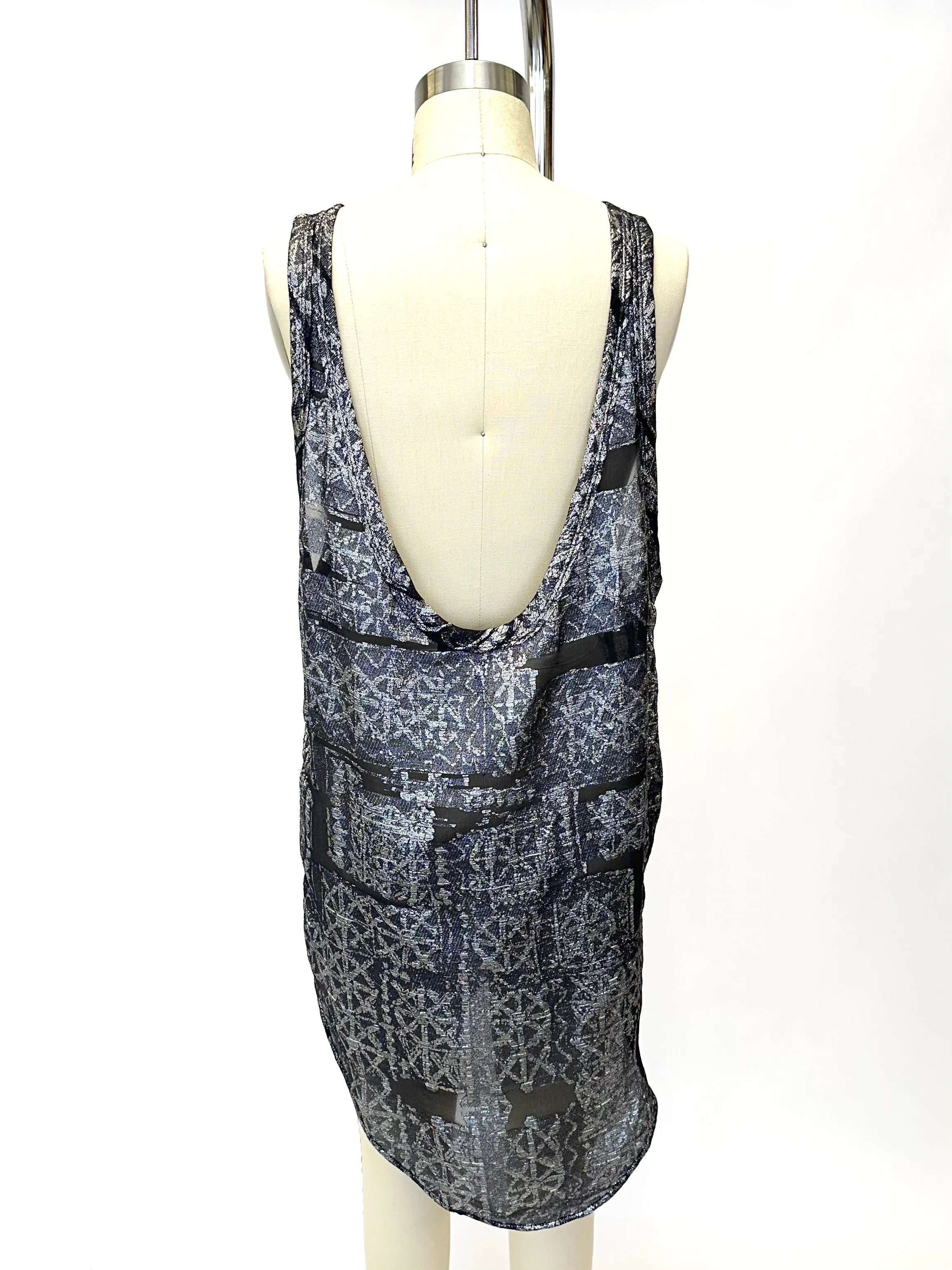 Isabel Marant Metallic Chiffon Tunic
