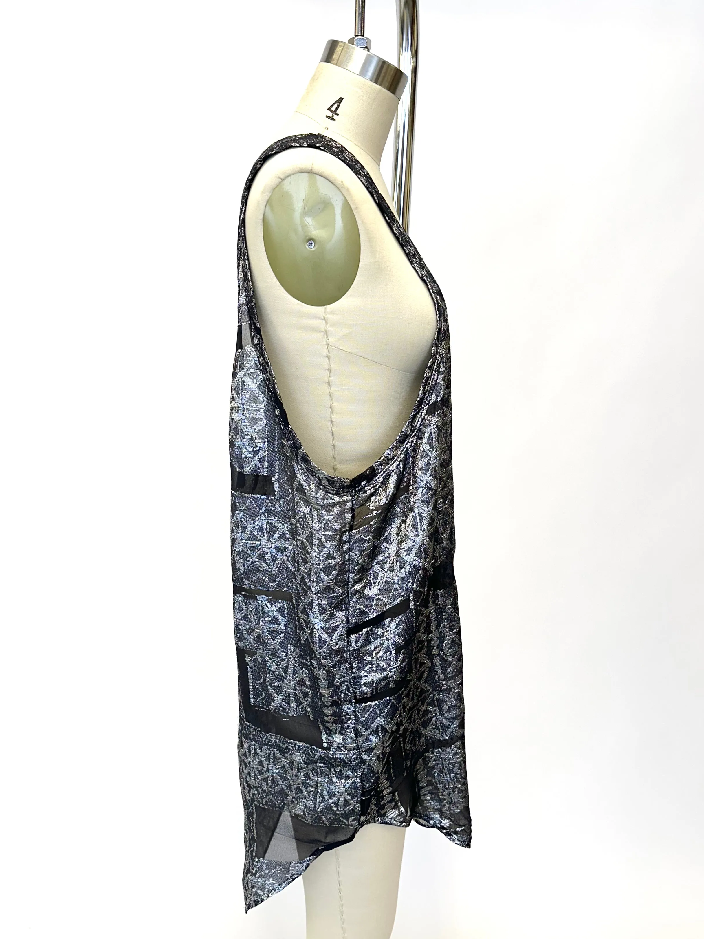 Isabel Marant Metallic Chiffon Tunic