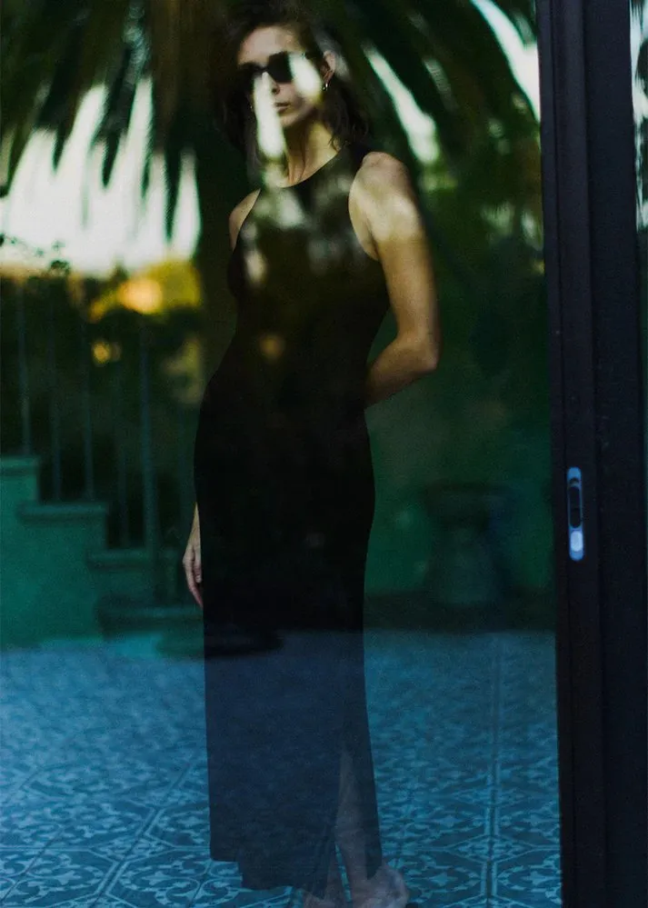 Isabel Tank Dress in Black