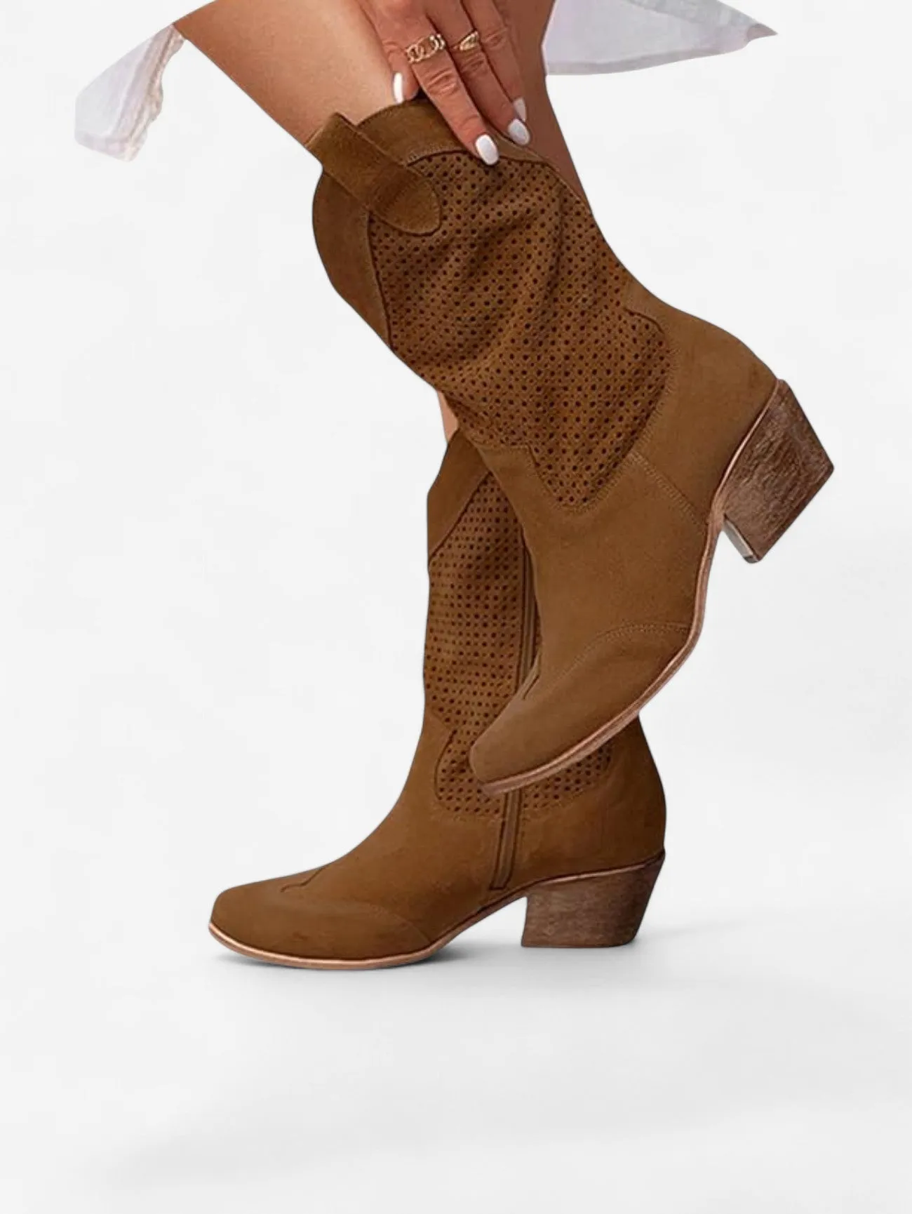 Jada | Women's Western Ankle Boots with Cowboy Heel
