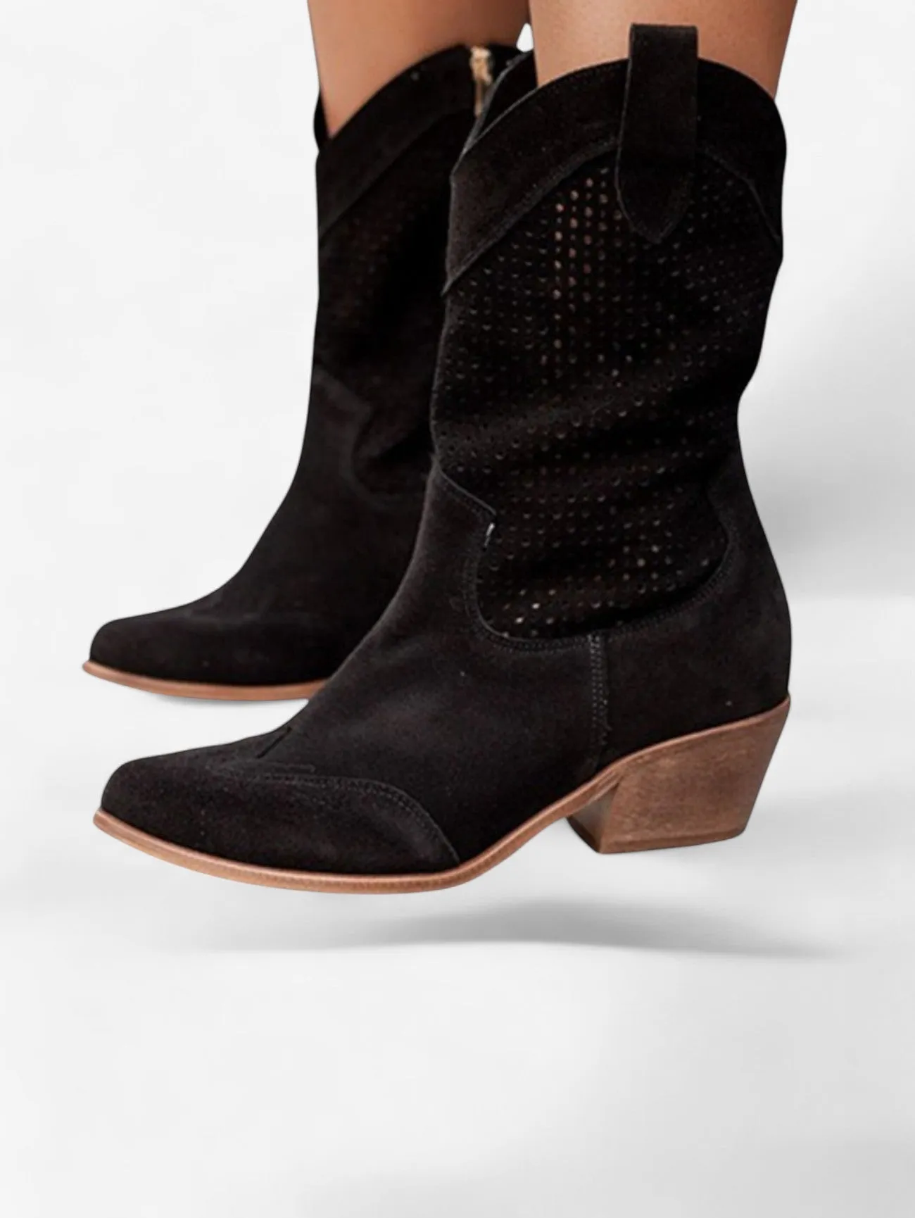 Jada | Women's Western Ankle Boots with Cowboy Heel