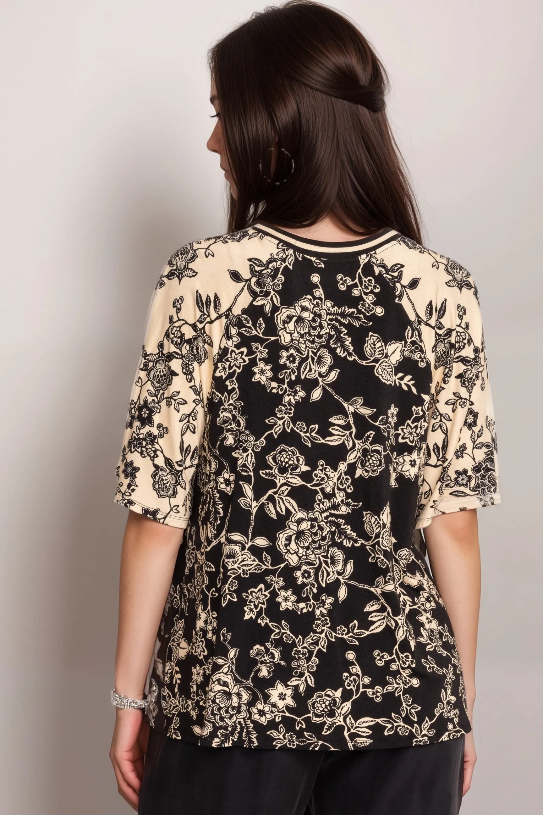 Johnny Was The Janie Favorite Flutter Raglan Sleeve Top T19524