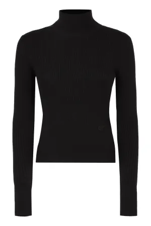 Jumper turtleneck merino wool sweater