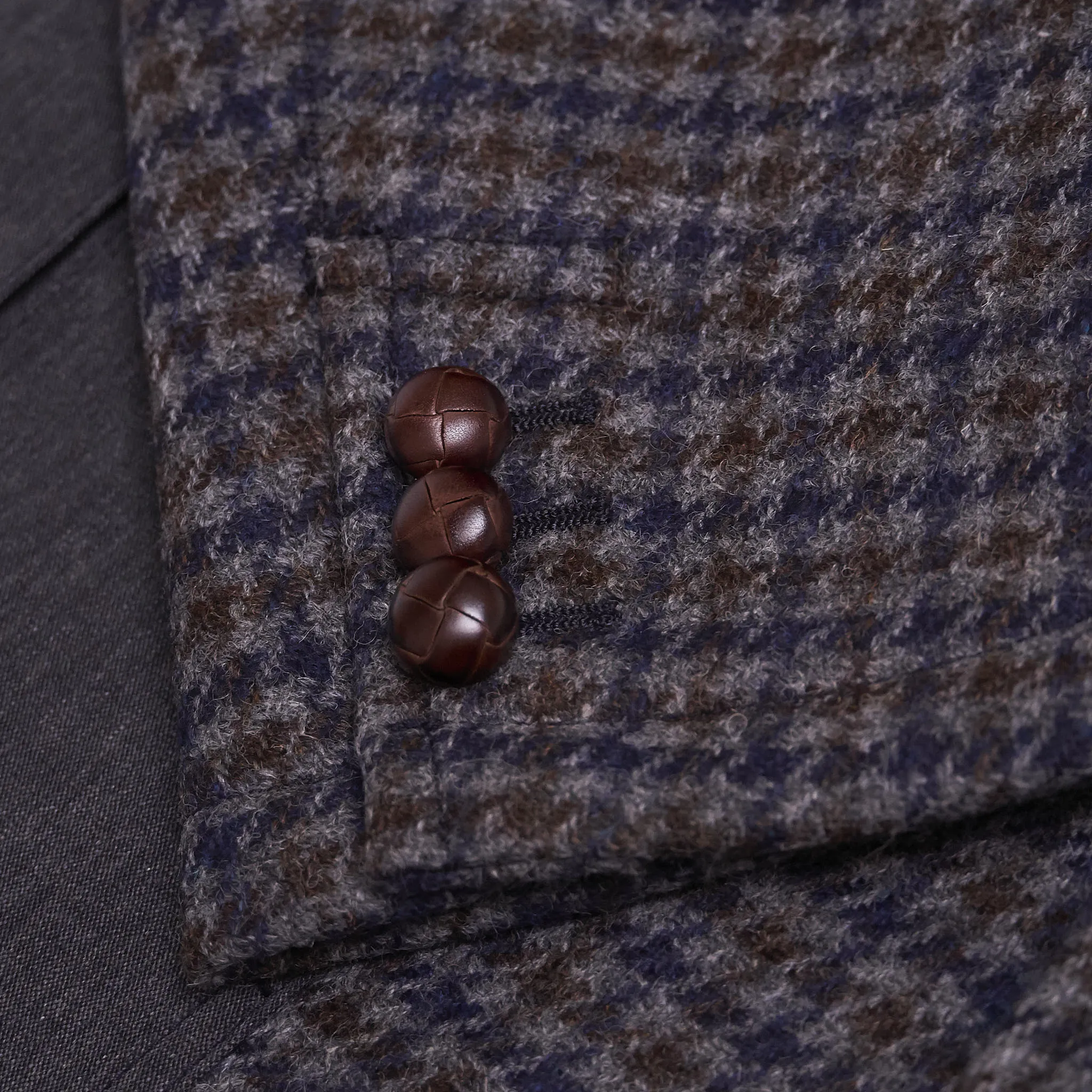 Junya Watanabe Man Pied de Coq Wool Blazer Neoprene Lining
