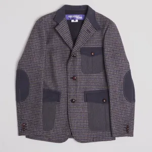 Junya Watanabe Man Pied de Coq Wool Blazer Neoprene Lining