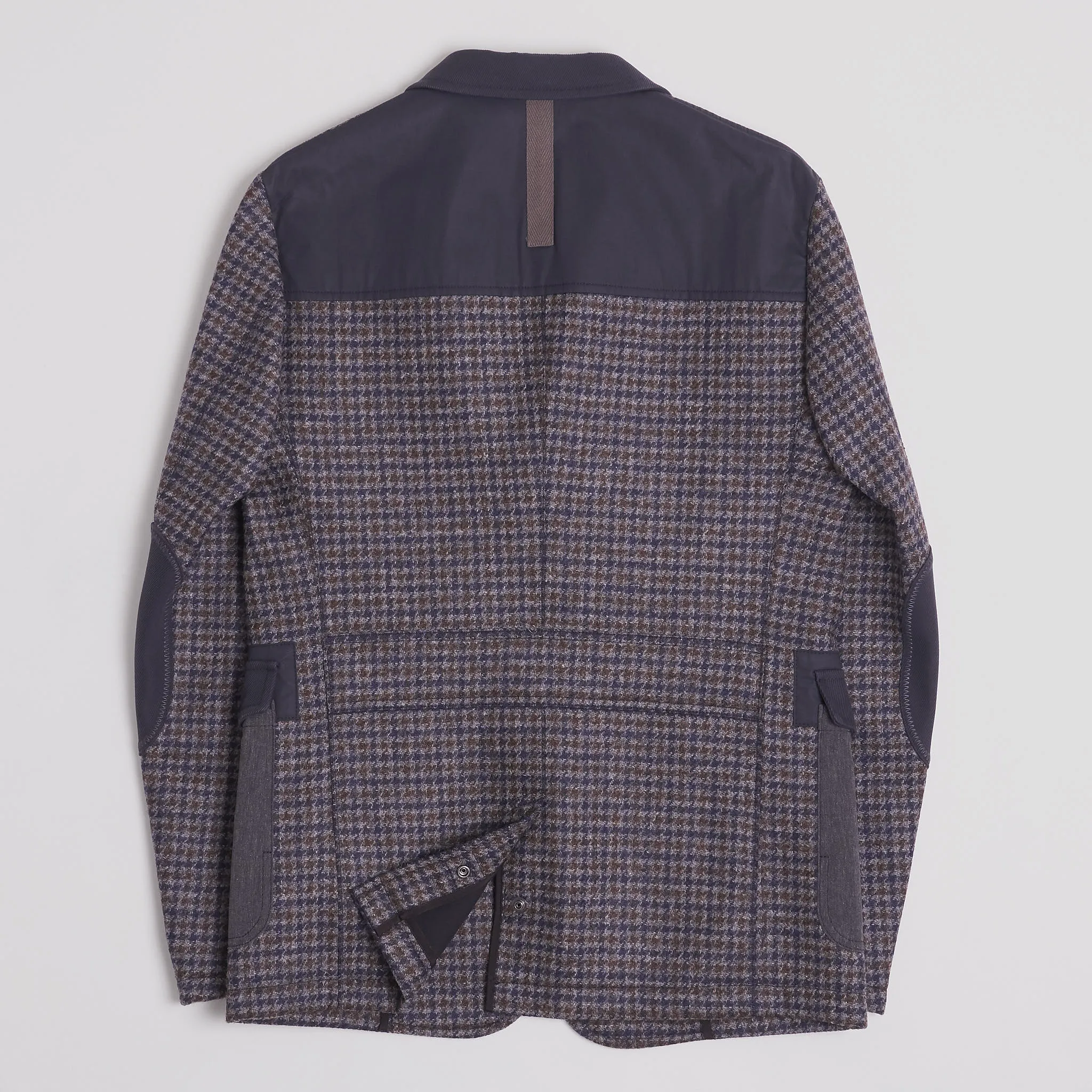 Junya Watanabe Man Pied de Coq Wool Blazer Neoprene Lining