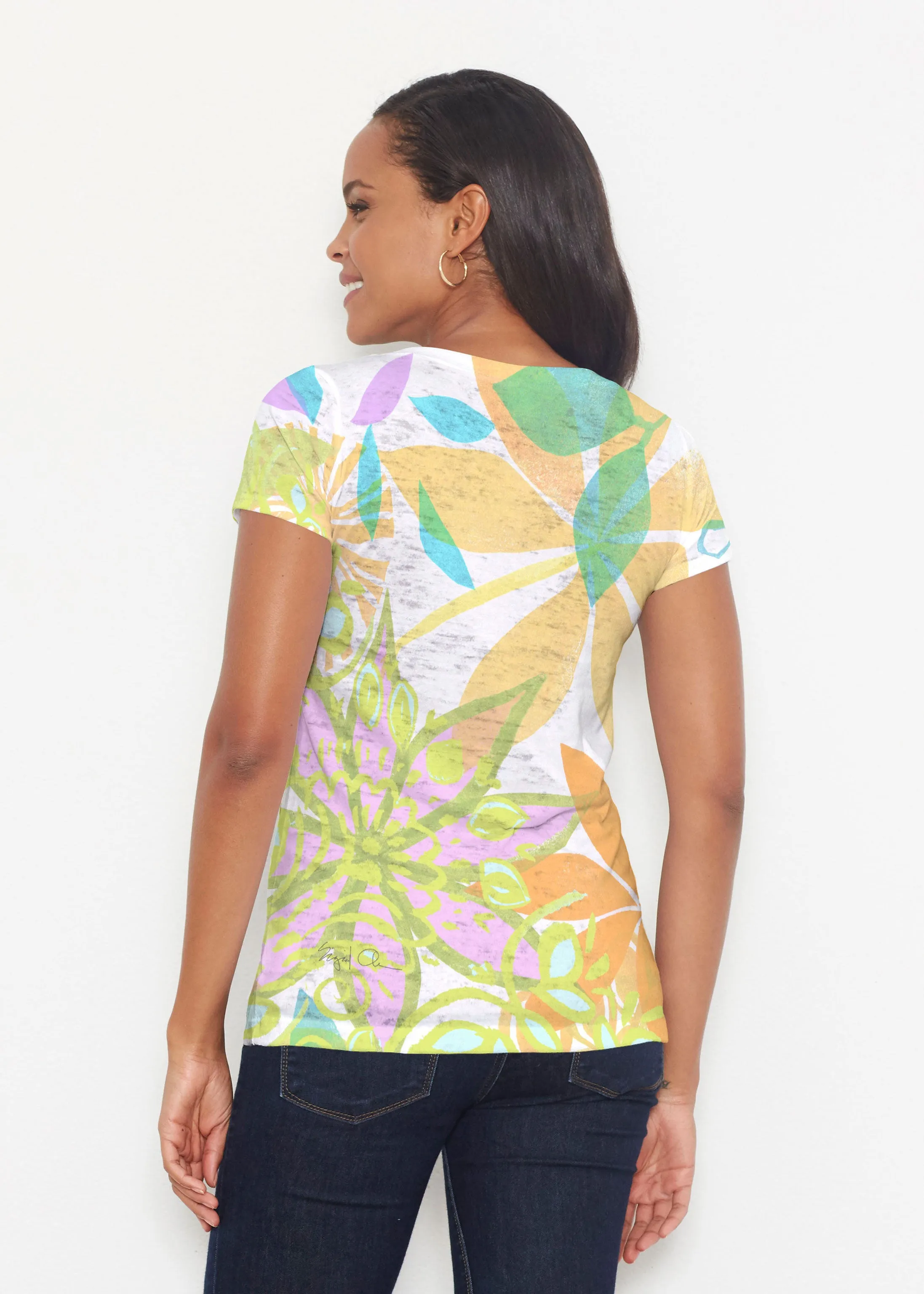 Kauai Lime (2301) ~ Signature Short Sleeve Scoop Shirt