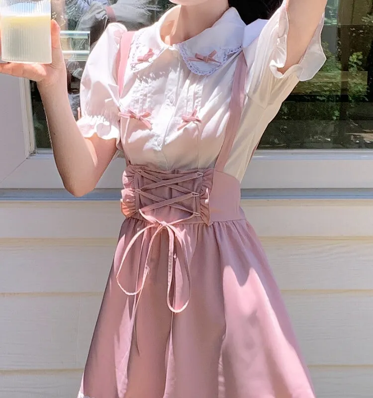 Kawaii Pink Sweet Mini Dresses