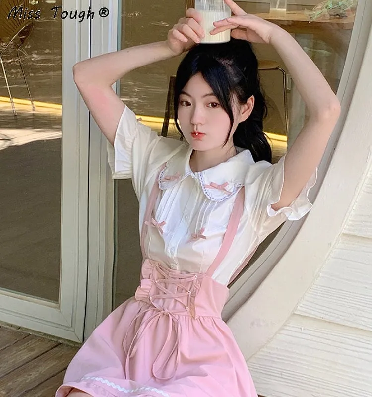 Kawaii Pink Sweet Mini Dresses