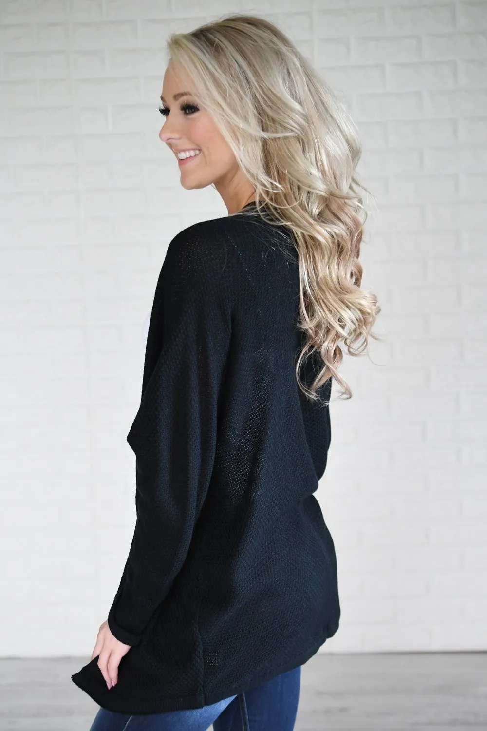 Knit Black Cardigan
