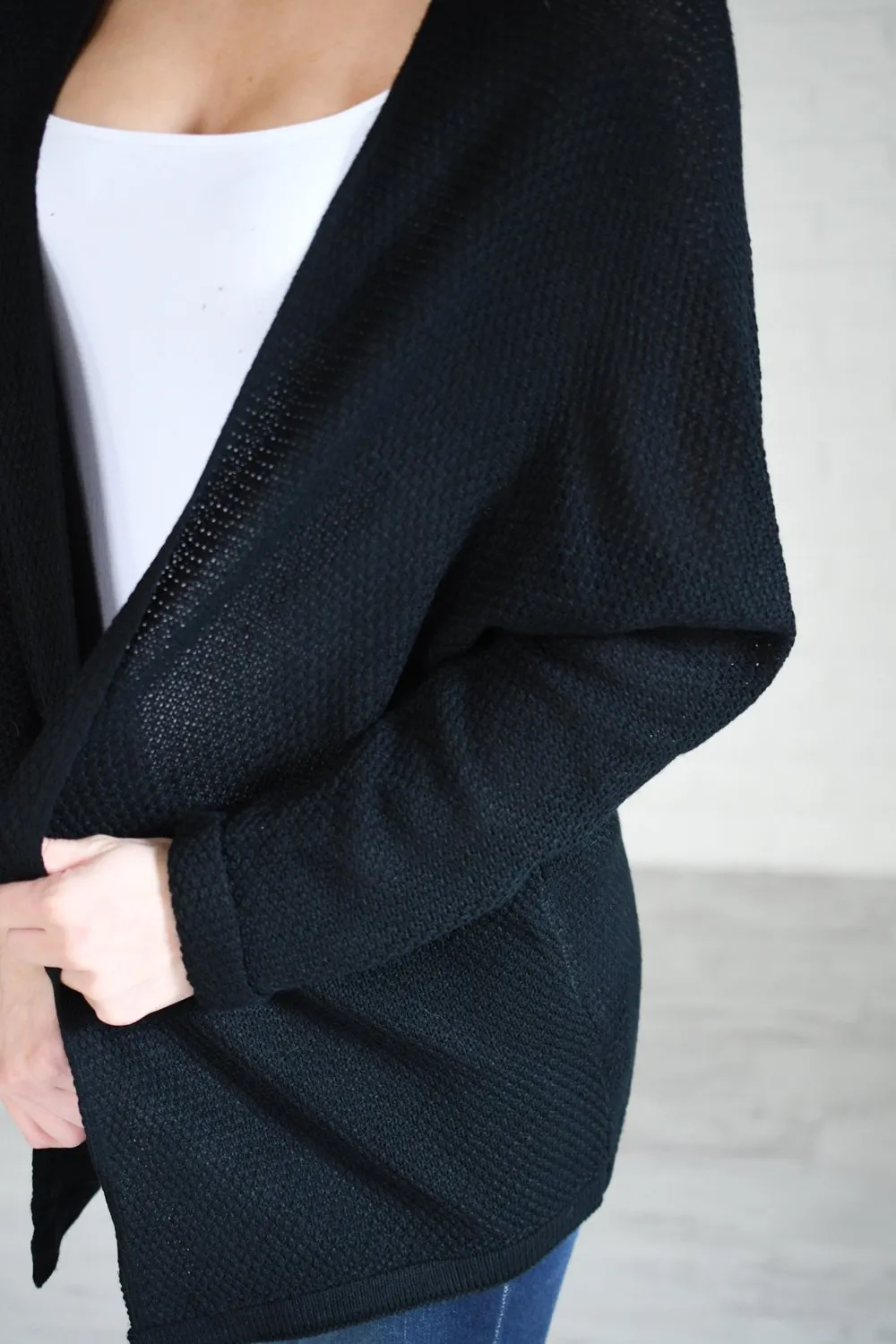 Knit Black Cardigan
