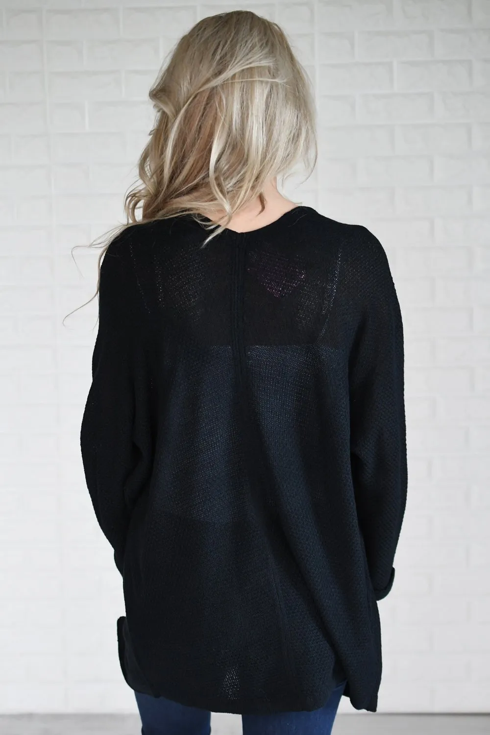 Knit Black Cardigan