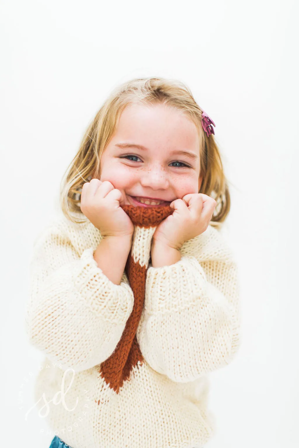 Knit Red Heart Sweater
