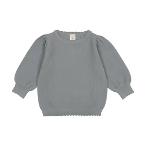 KNIT SWEATER THREE QUARTER SLEEVE