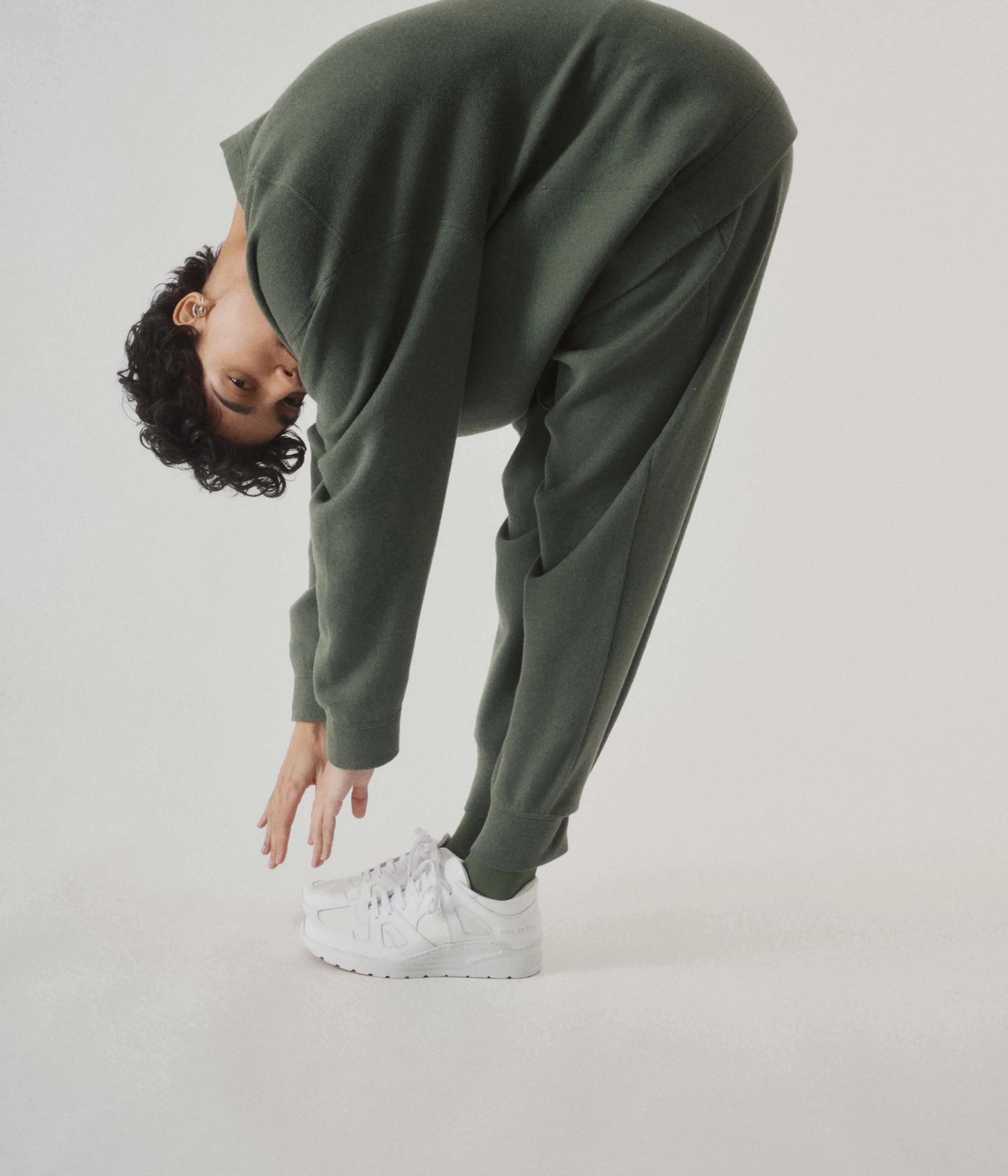 KNIT SWEATSHIRT IN PINE
