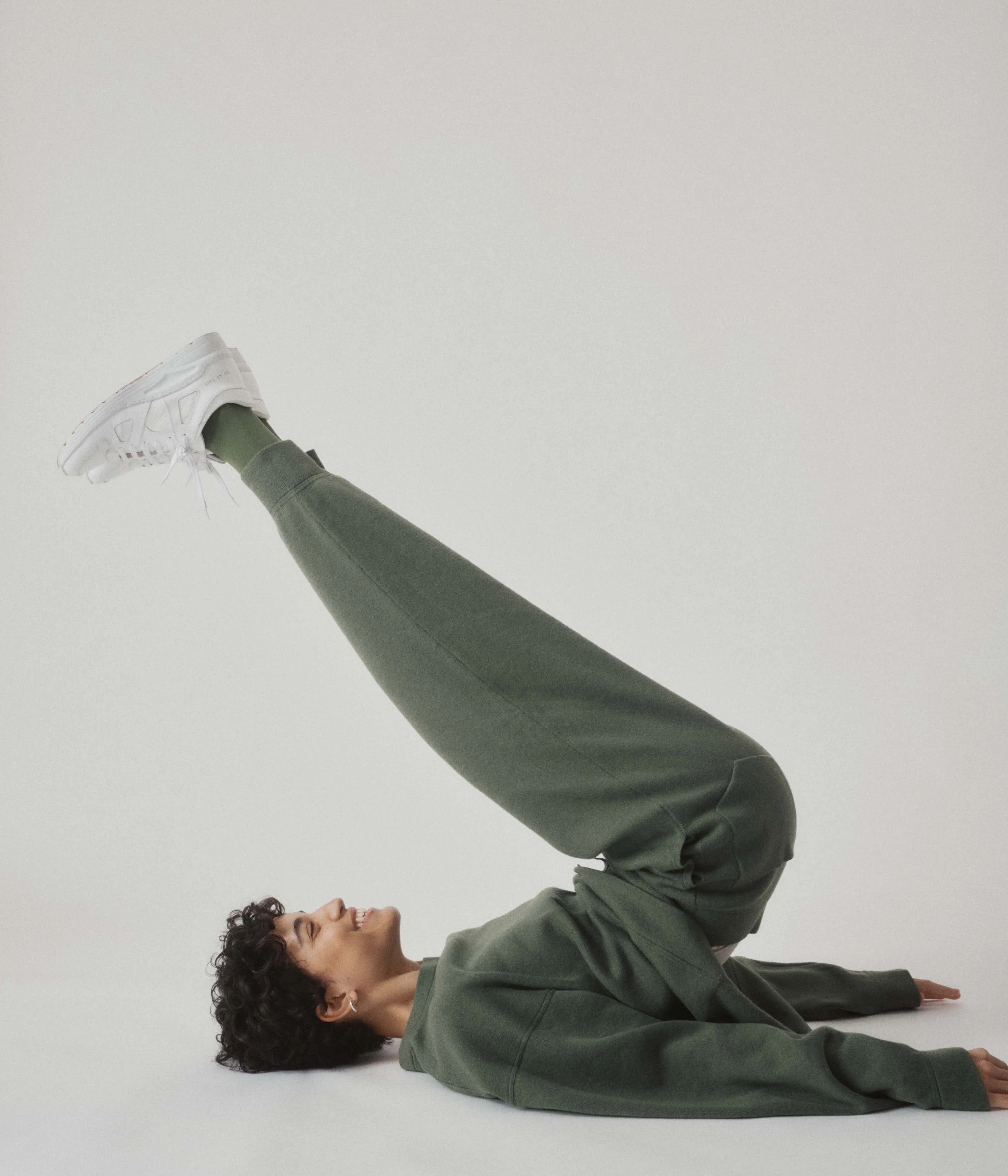 KNIT SWEATSHIRT IN PINE