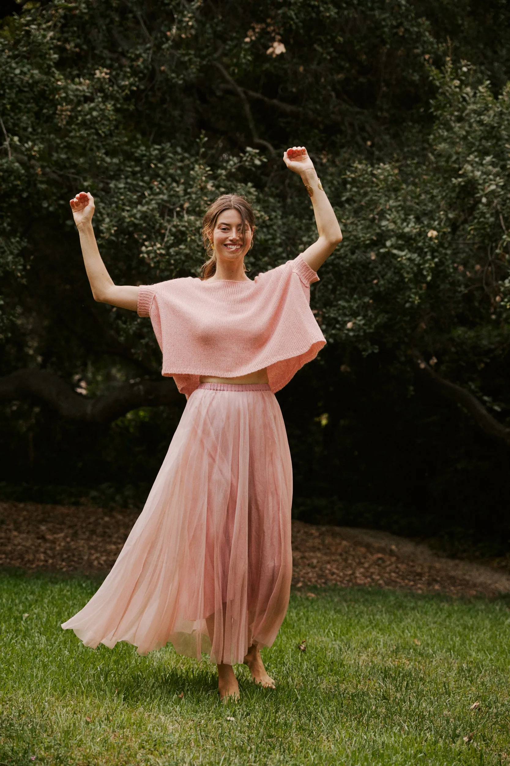 Knit Top in Rose