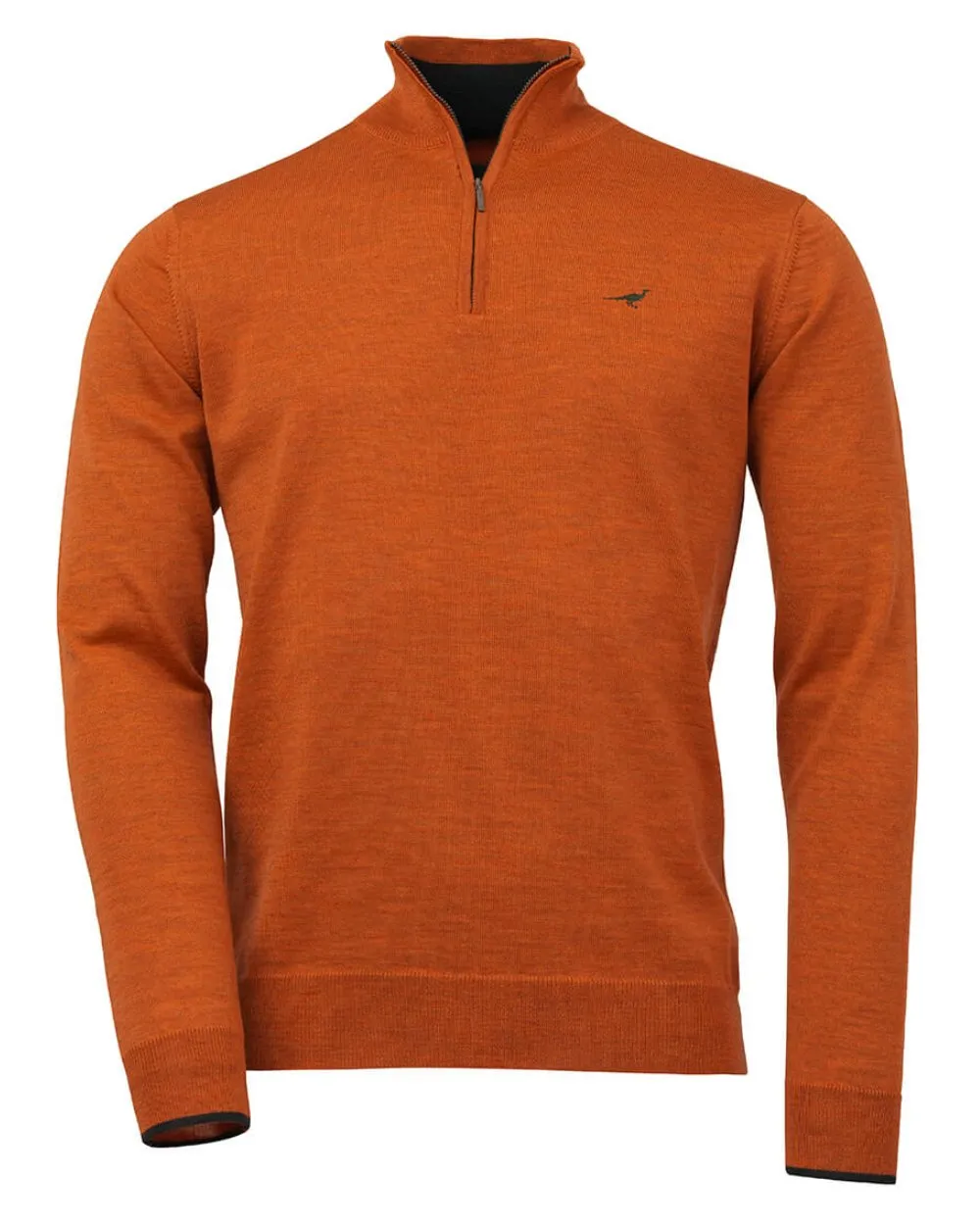 Laksen Norfolk Zip Neck Merino Sweater