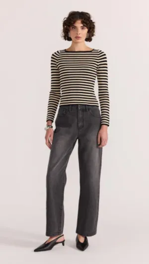 Lana Stripe Knit Top