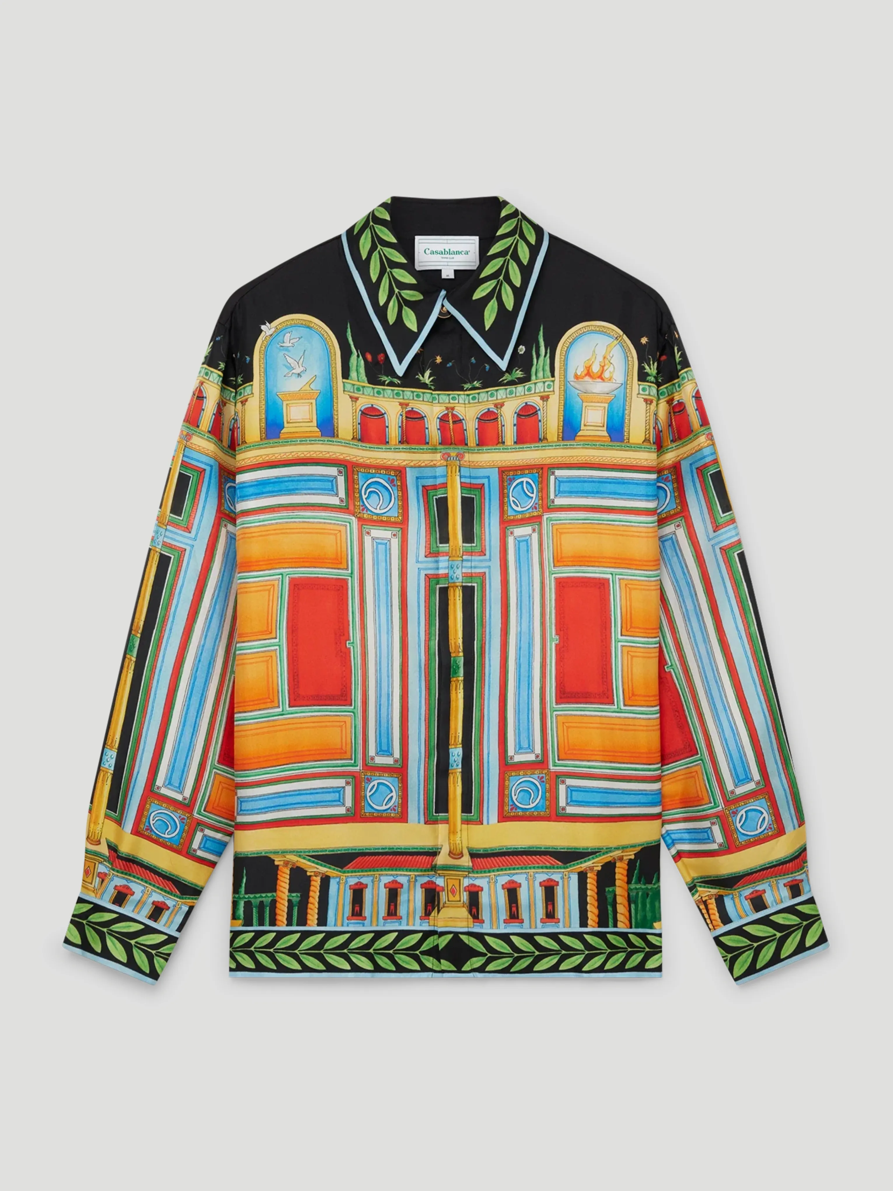 Le Palais En Fleur Silk Shirt