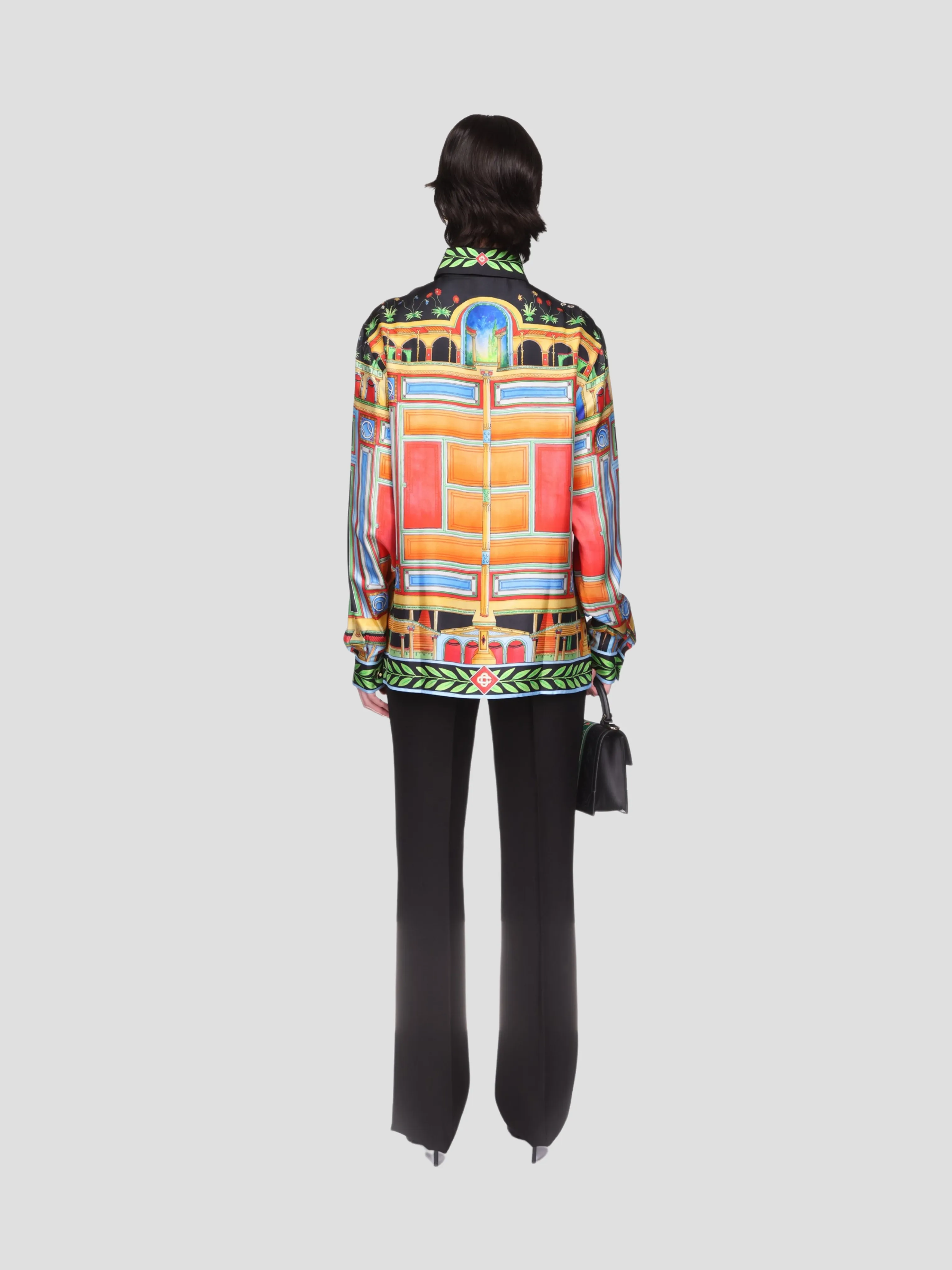 Le Palais En Fleur Silk Shirt