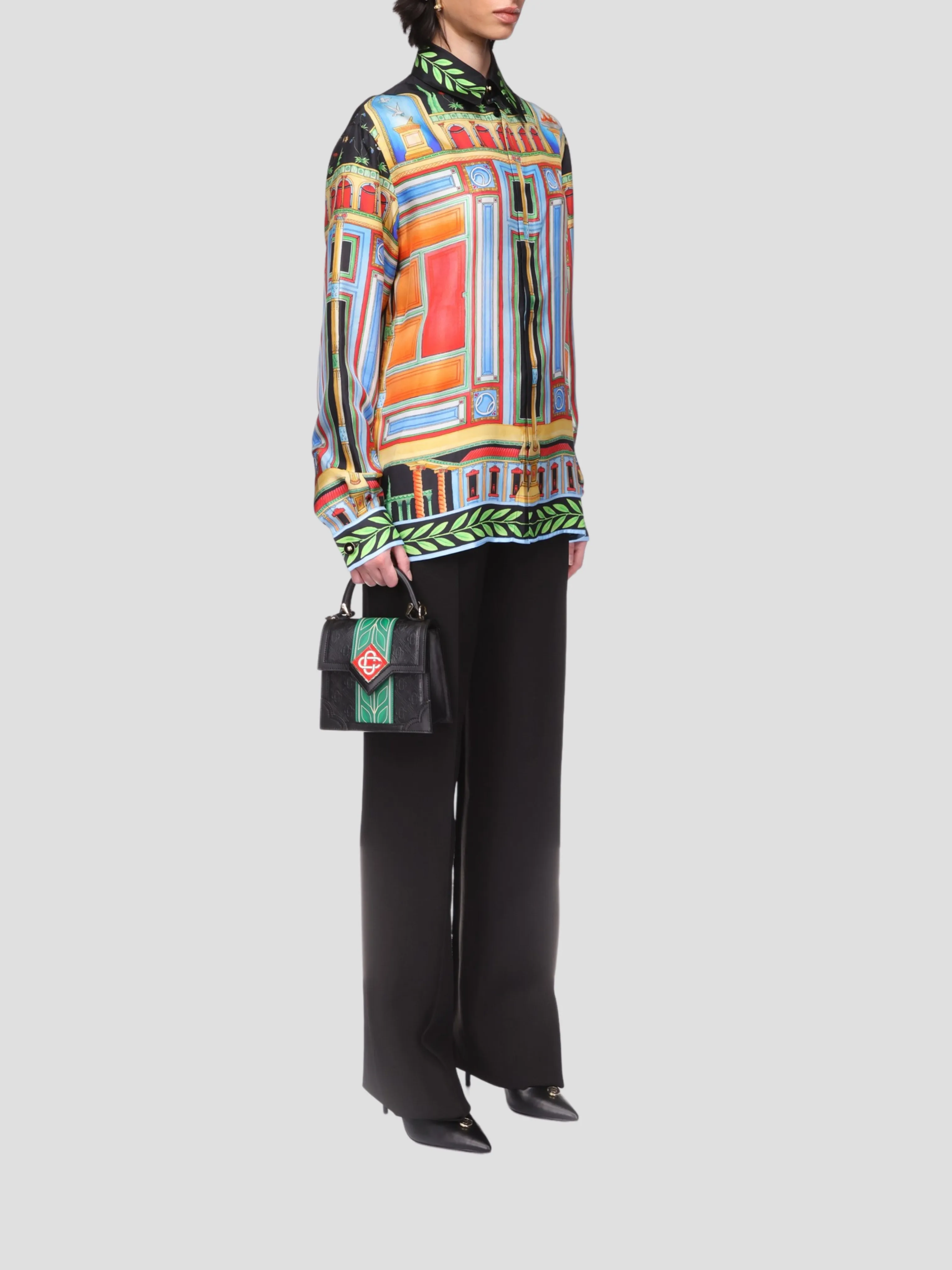 Le Palais En Fleur Silk Shirt