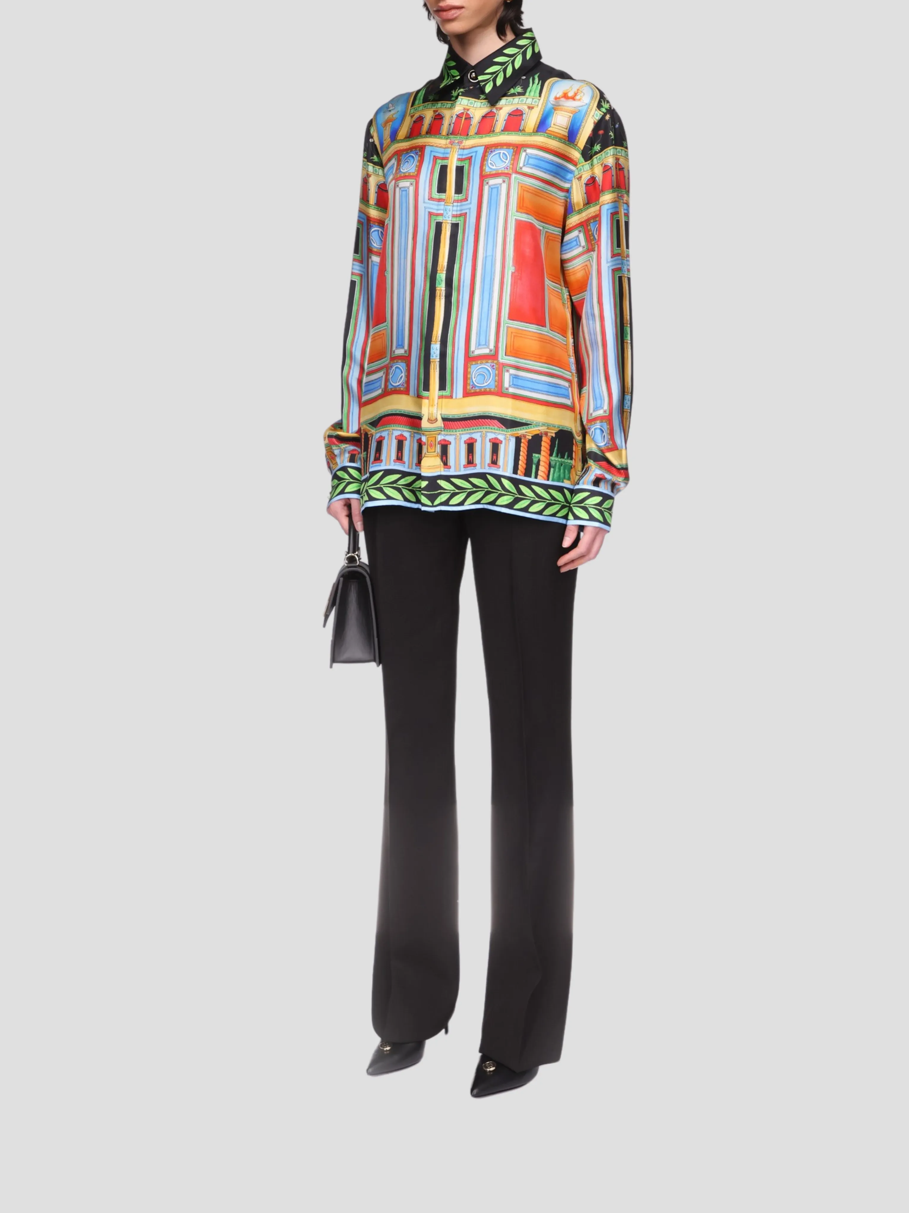 Le Palais En Fleur Silk Shirt
