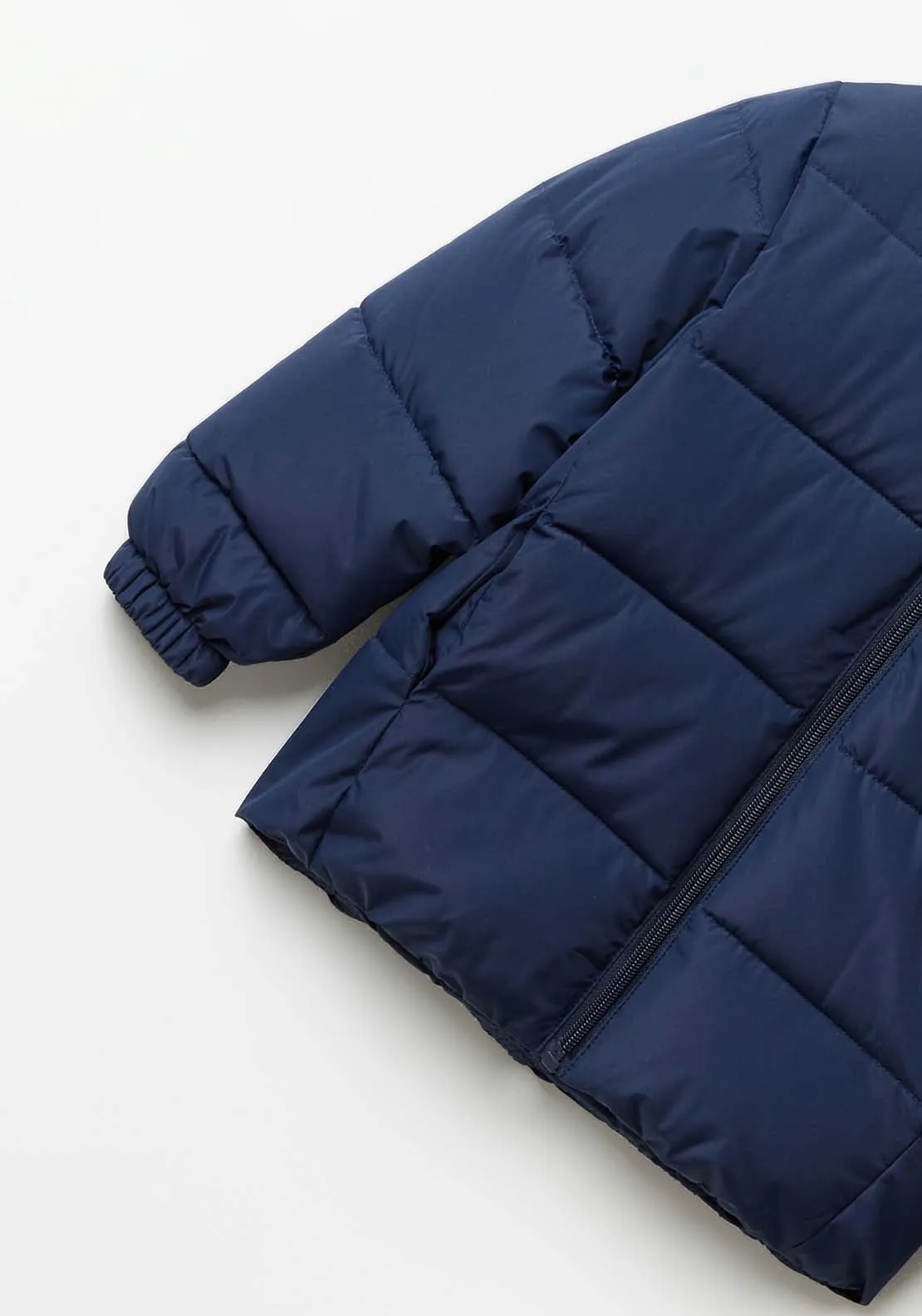 Light Puffer Jacket - Navy