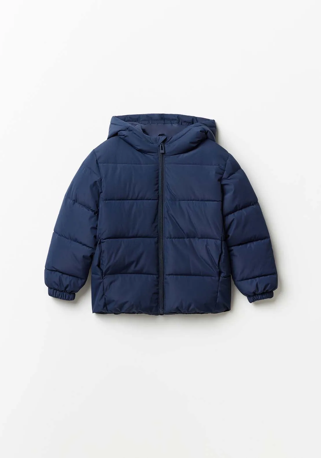 Light Puffer Jacket - Navy