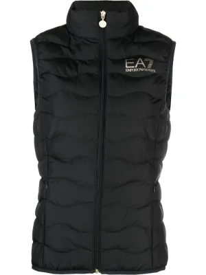 Logo down vest