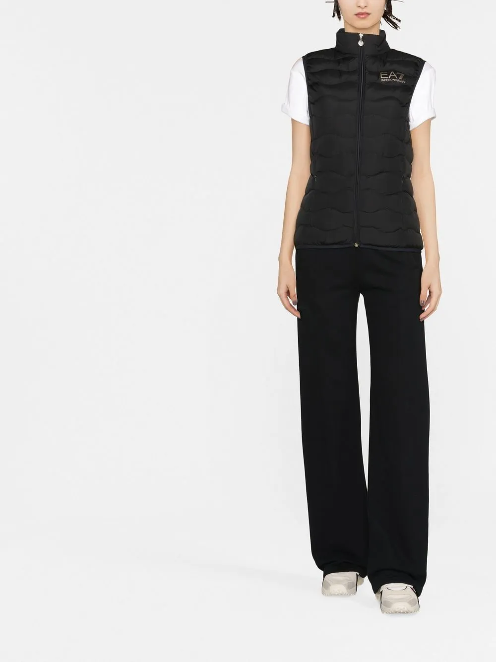 Logo down vest