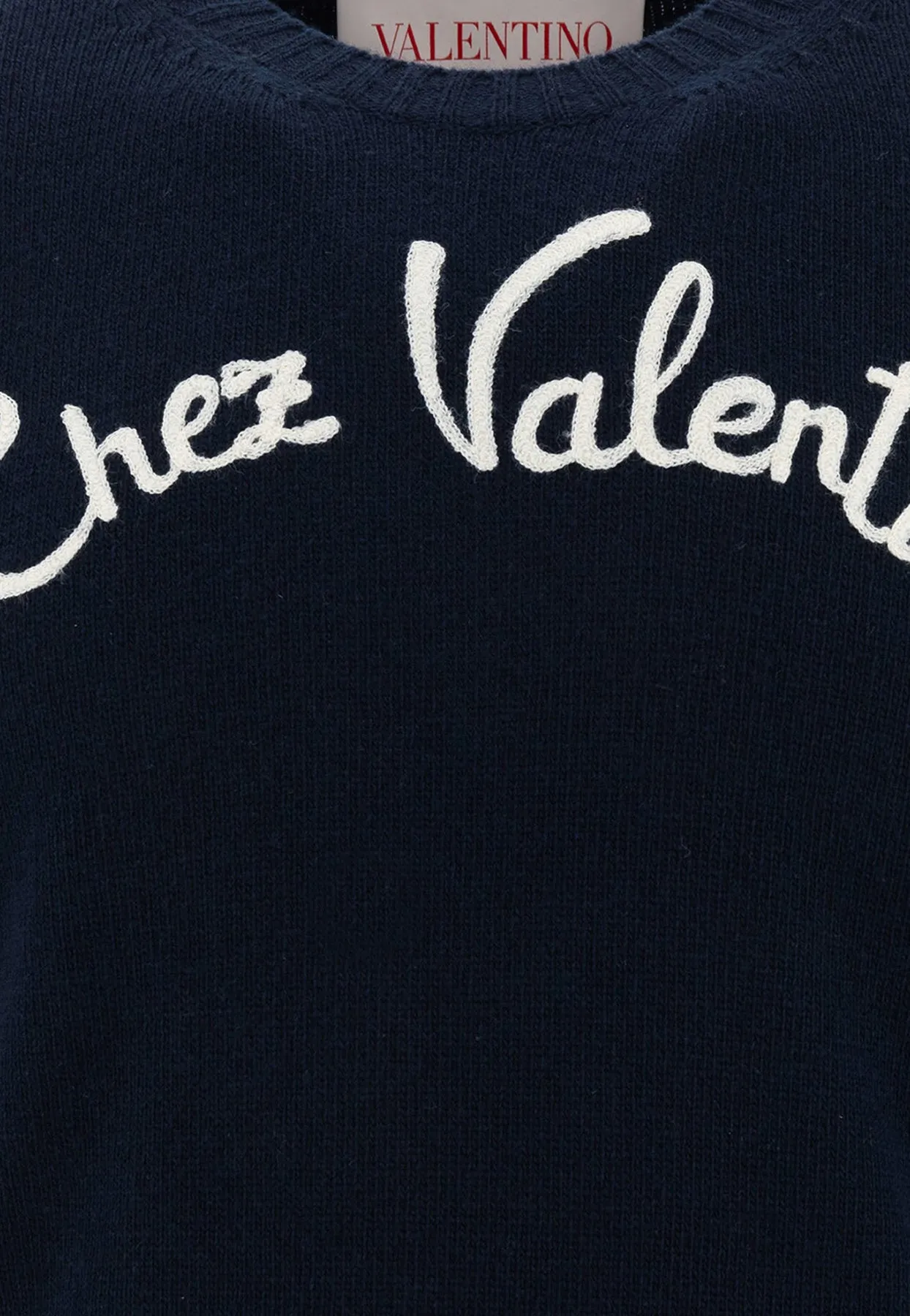 Logo-Embroidered Wool Sweater