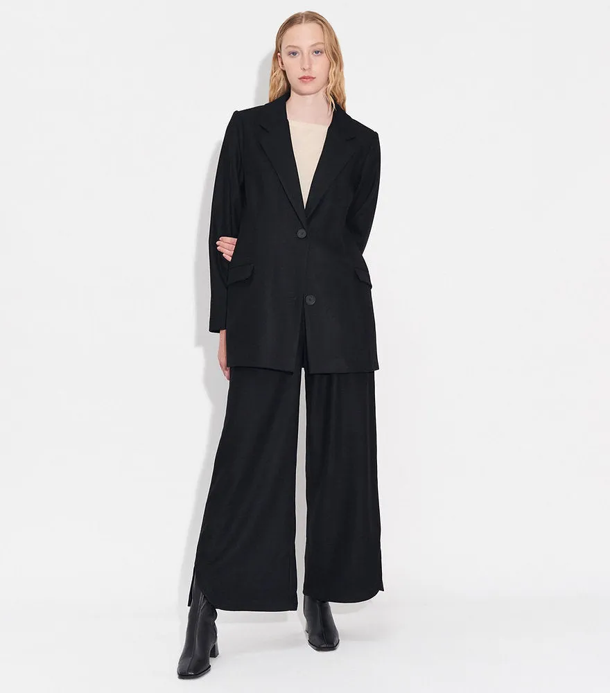 long blazer black