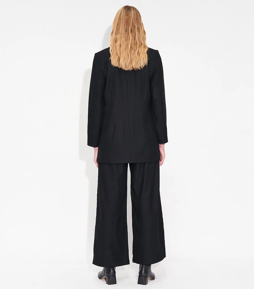 long blazer black