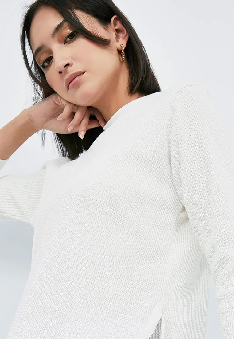 Long Sleeve Waffle T-shirt