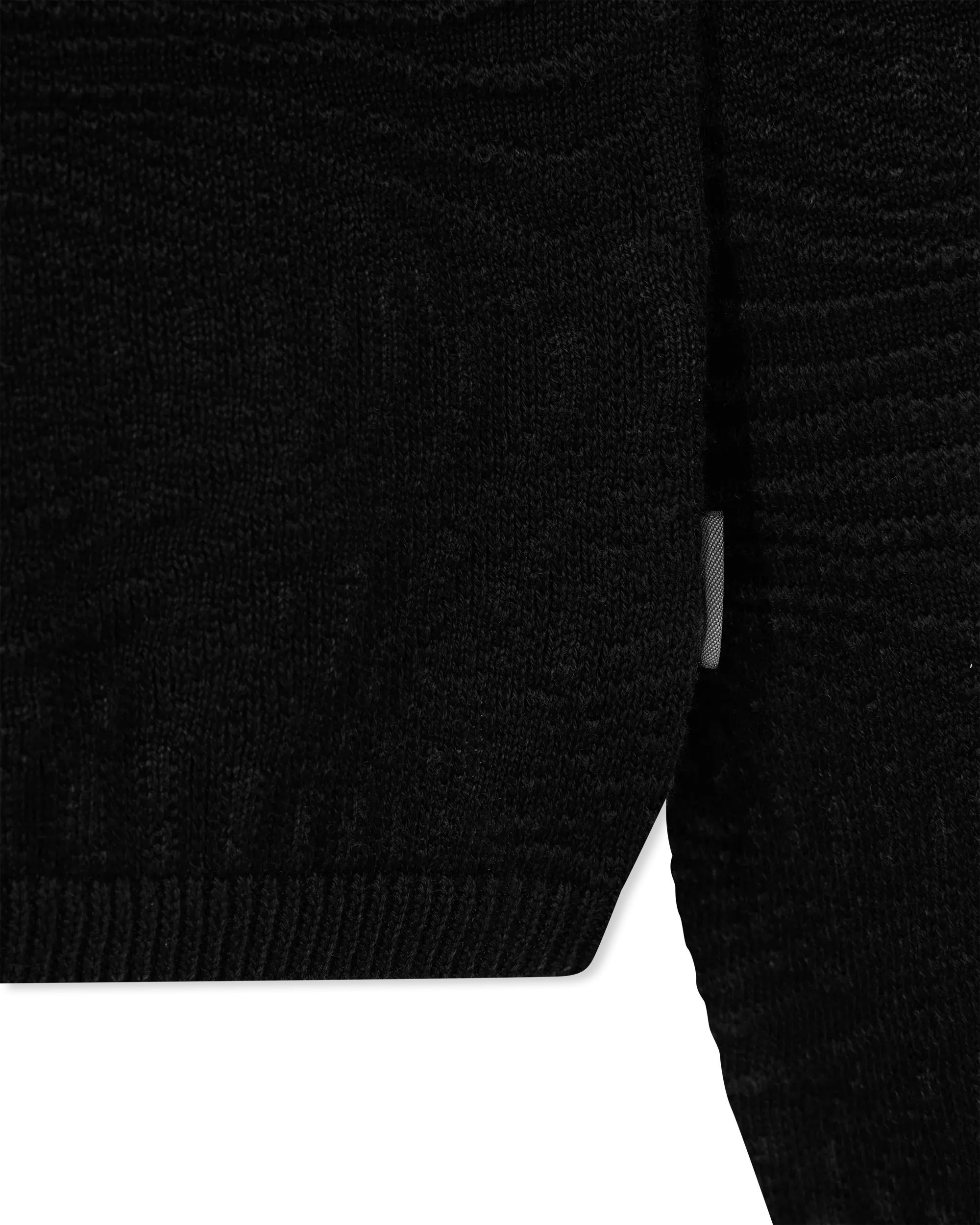 Long Sleeve Wave Texture Crewneck Sweater
