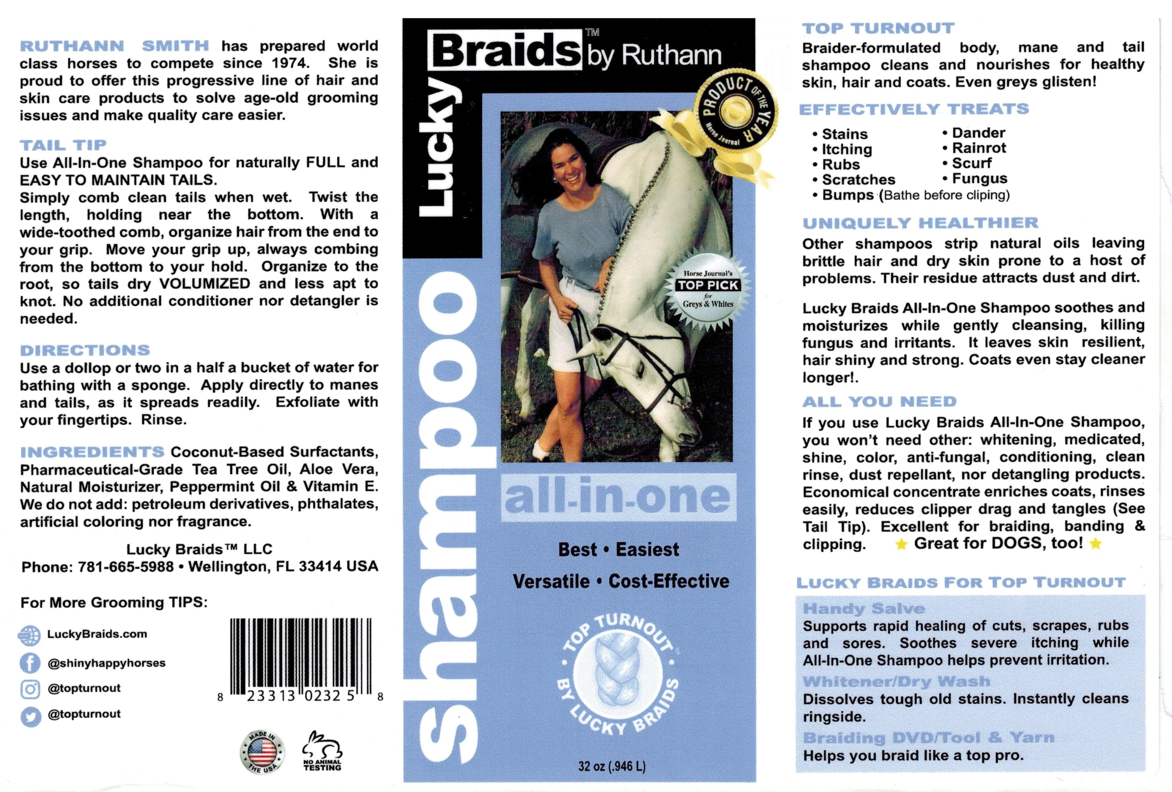 Lucky Braids All-In-One Shampoo & Conditioner