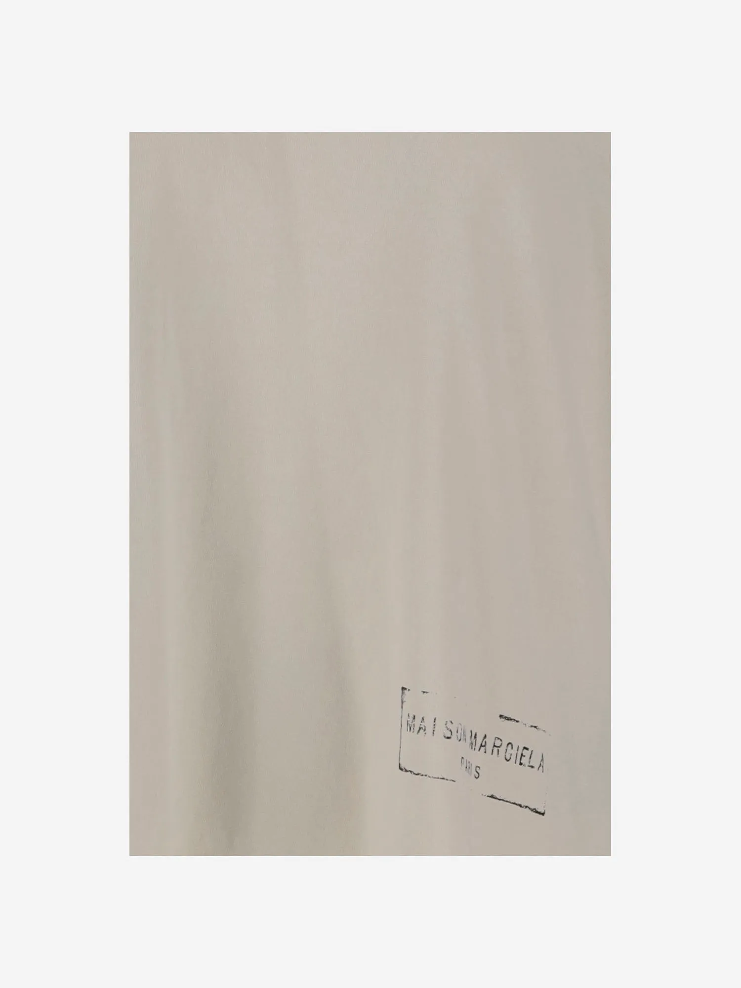 Maison Margiela Bomullsweatshirt med tryck