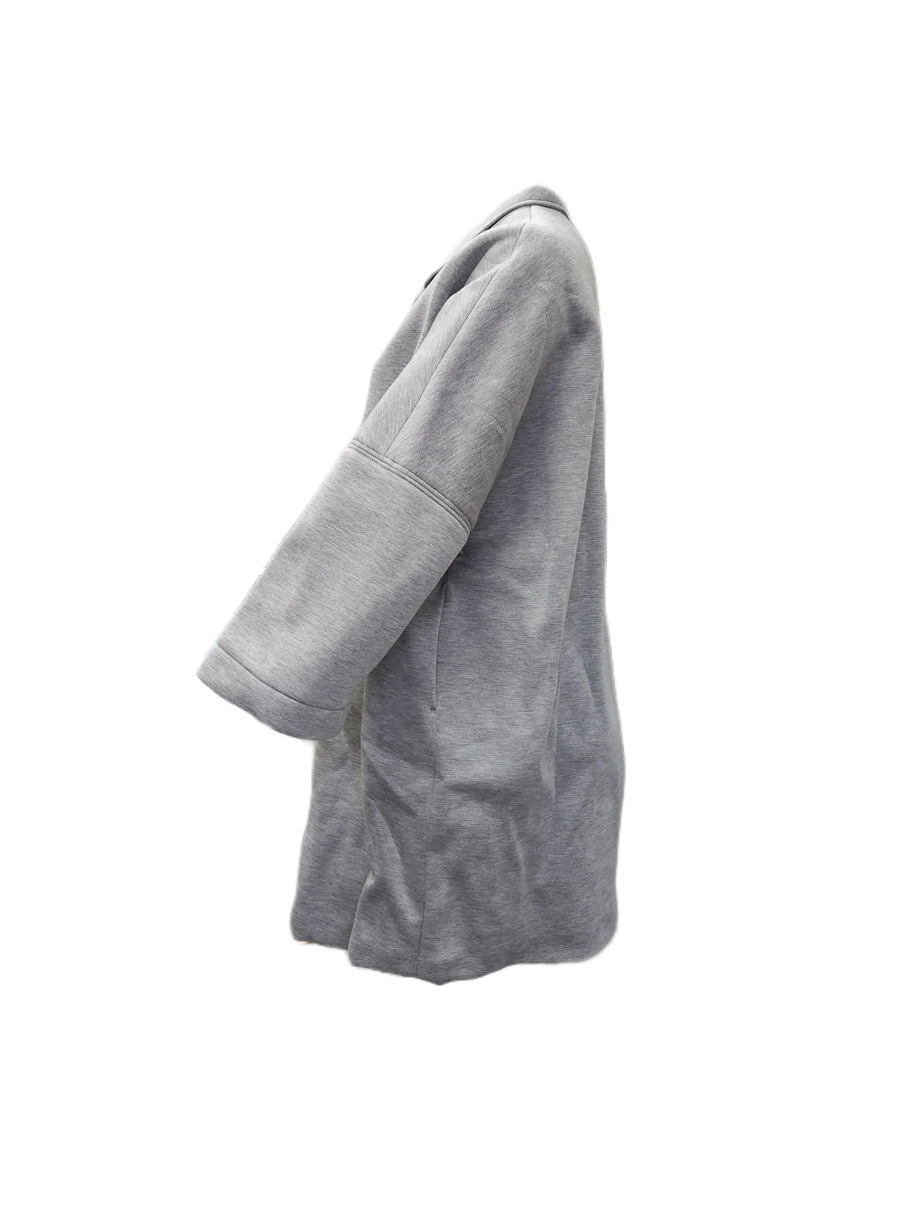 Marina Rinaldi Women's Grey Tamoa Button Closure Coat NWT