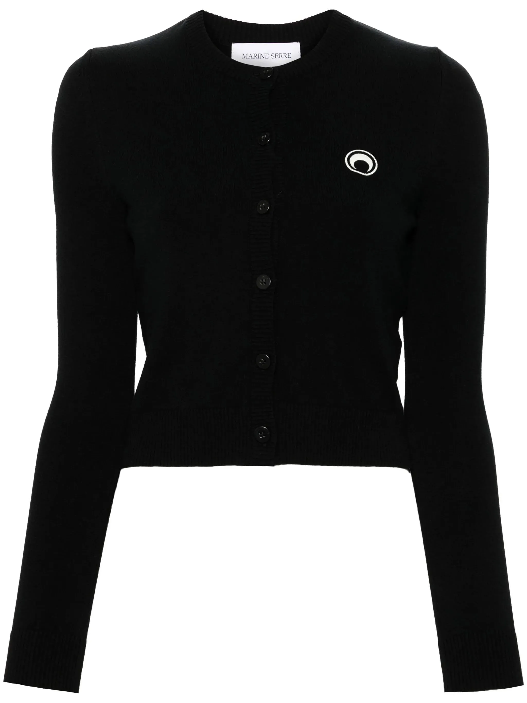 Marine Serre Crescent Moon Stick Cardigan tröja