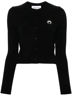 Marine Serre Crescent Moon Stick Cardigan tröja