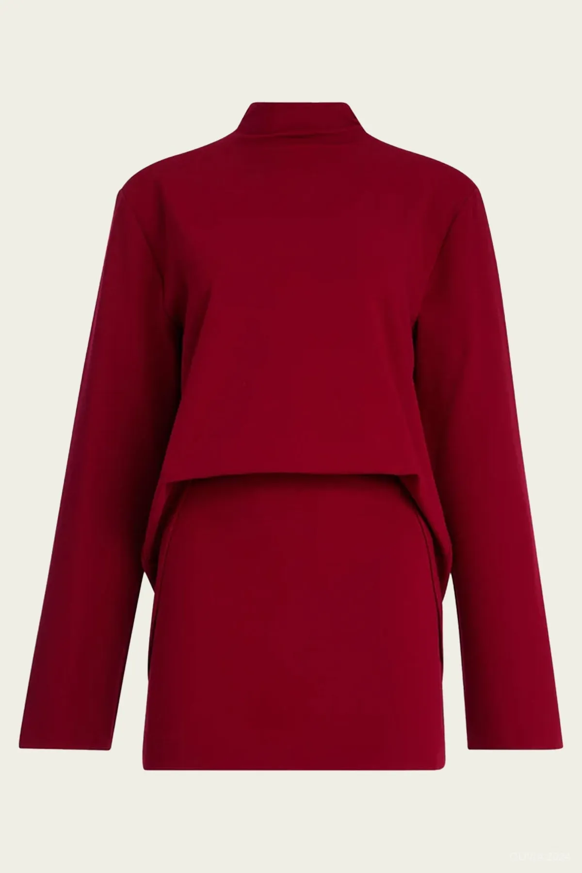 Mave Mini Dress in Ruby Red