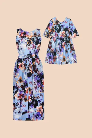 Me   MiniMe Dresses, Sky Blue Anemone