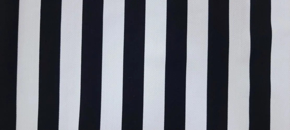 Medium Weight Textured Knit Black Stripe