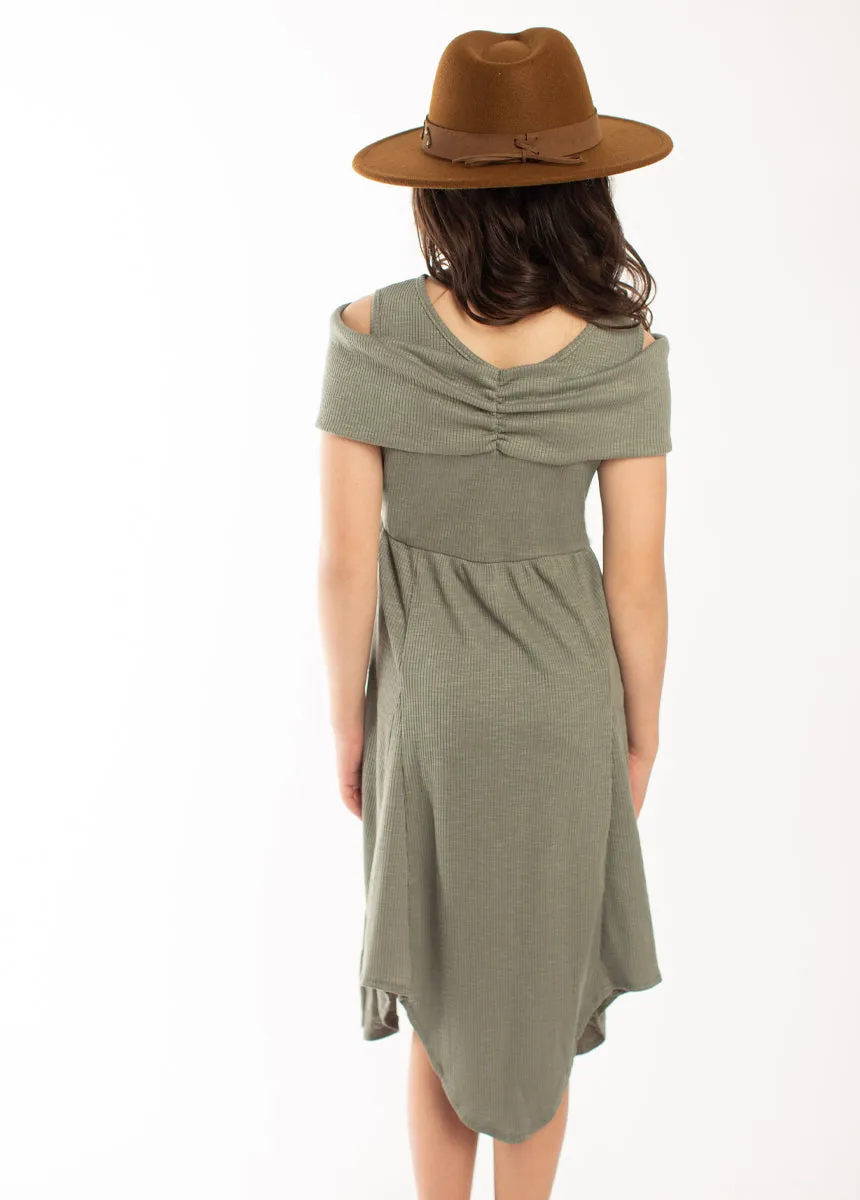 Medora Dress in Agave