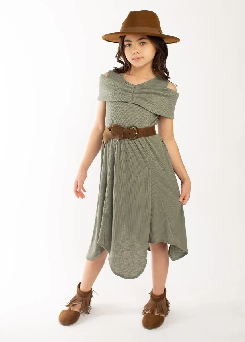 Medora Dress in Agave
