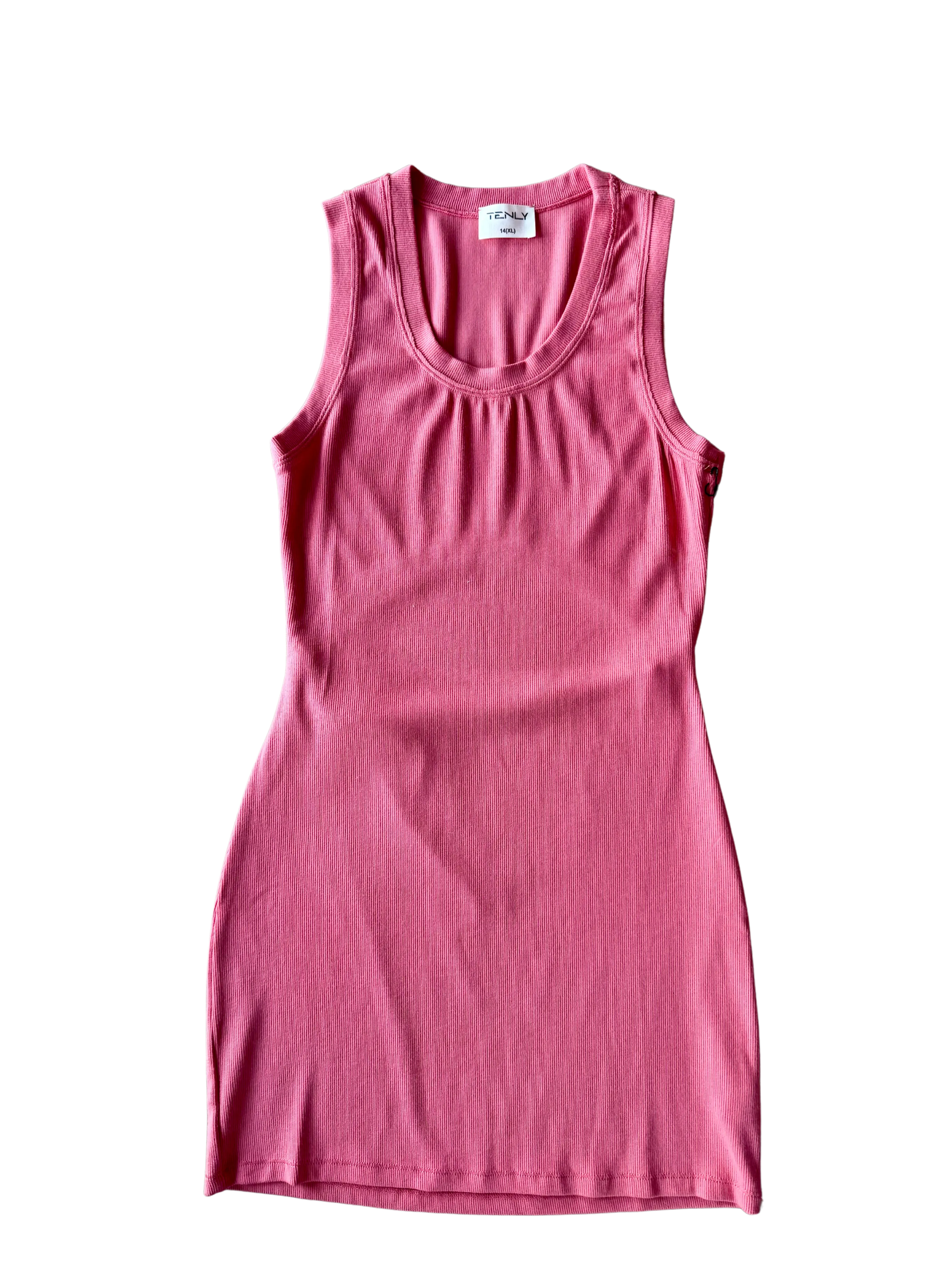 Melon Open Back Dress