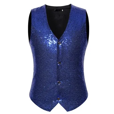 Men New Gold Silver Sequin Shiny Blazers Suit Jacket Men Fashion Night Club DJ Stage performances Wedding party Jacket