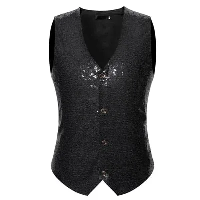 Men New Gold Silver Sequin Shiny Blazers Suit Jacket Men Fashion Night Club DJ Stage performances Wedding party Jacket